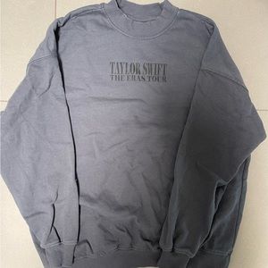 Taylor Swift The Eras Tour Merch Collection Blue Crewneck